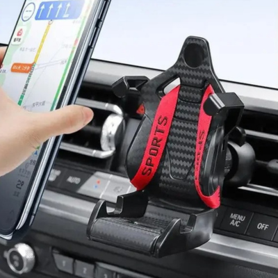 support telephone voiture rouge super