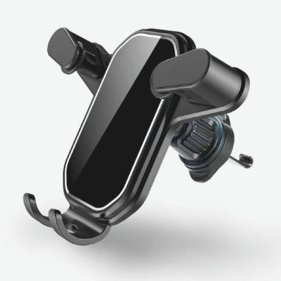 support telephone voiture variante lisse noir