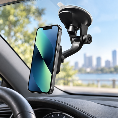 FixPro — vue de côté avec téléphone fixé