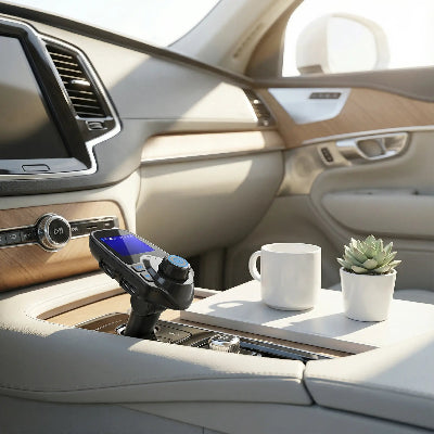 transmetteur FM voiture Bluetooth dans belle auto