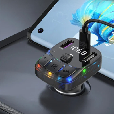 transmetteur fm bleutooth chargement charge telephone rapidement